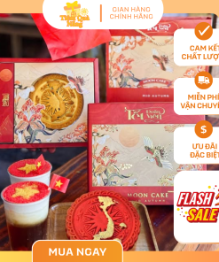 Bánh trung thu cờ đỏ sao vàng