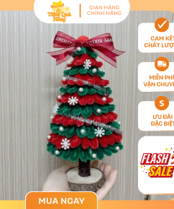 Cây thông handmade decor